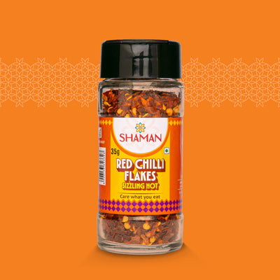 Shaman red chilli flakes – crushed flakes