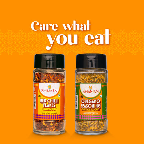 Oregano And Chilli Flakes Combo
