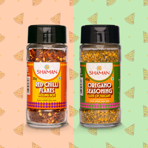 Oregano And Chilli Flakes Combo