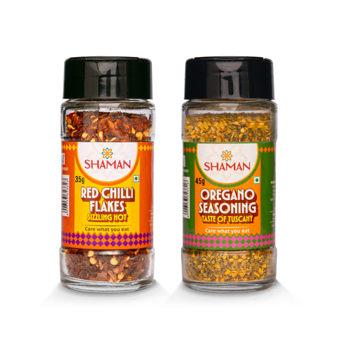 Oregano And Chilli Flakes Combo