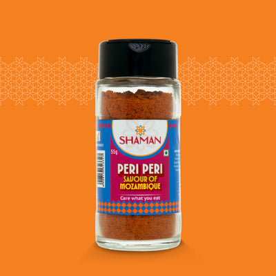 Shaman peri peri seasoning – spicy and tangy blend for snacks