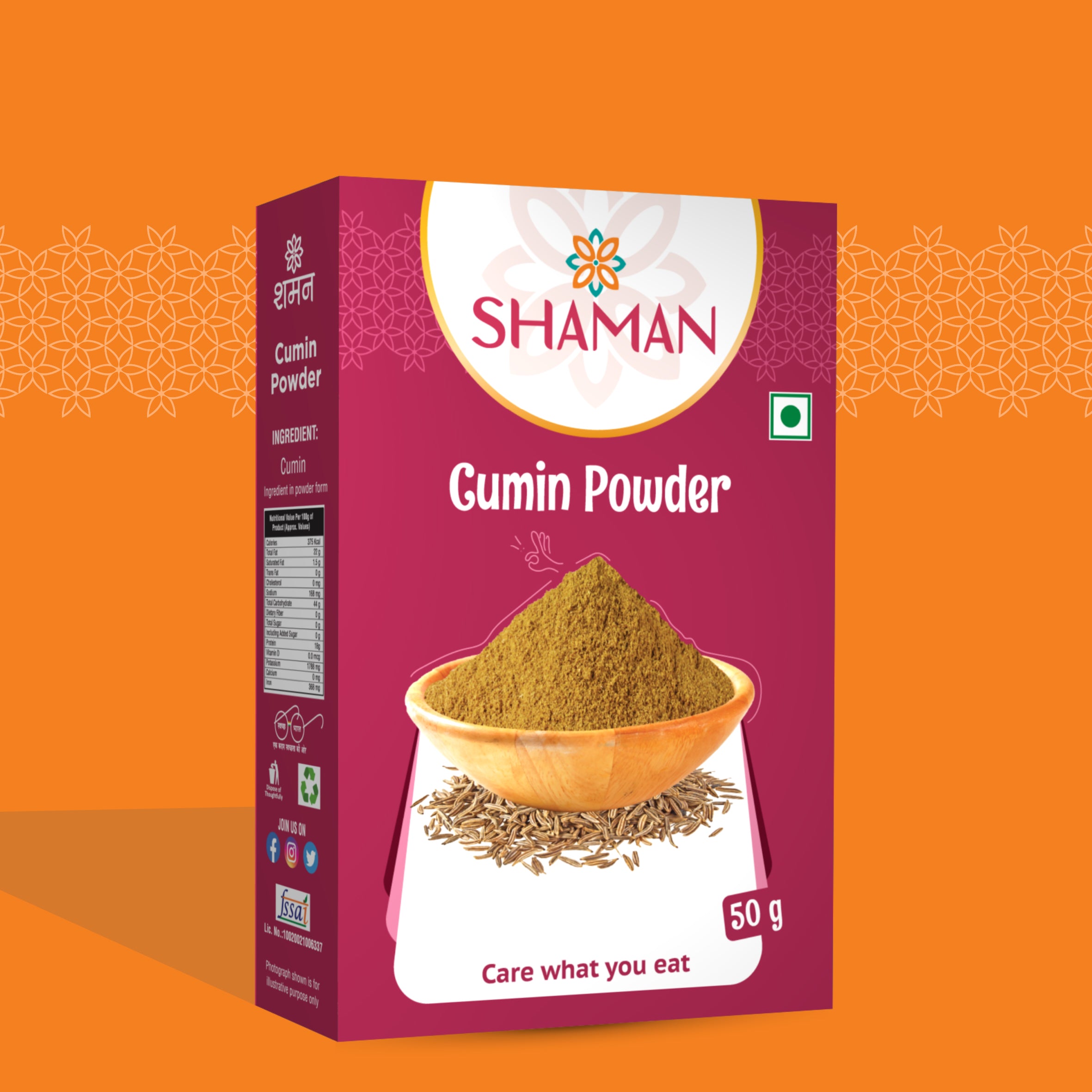Shaman cumin powder – aromatic jeera