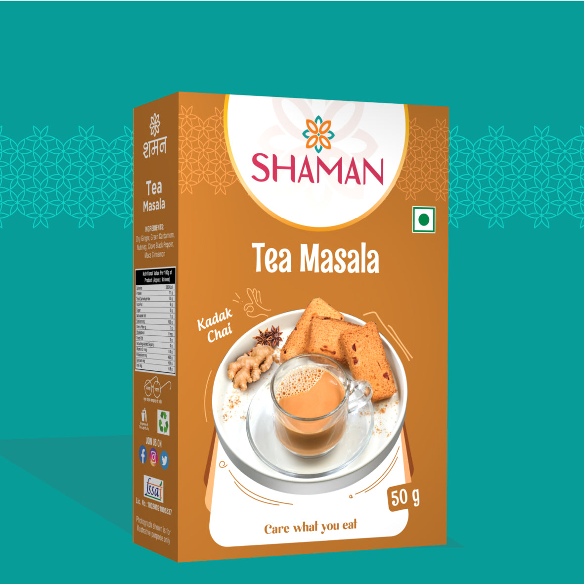 Shaman tea masala – aromatic spice blend